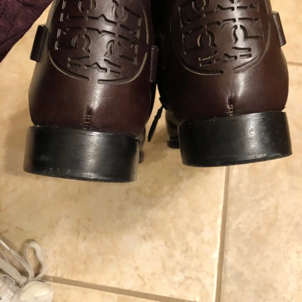 Tory Burch derby flat boots